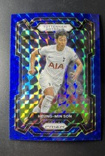 2023-24 Panini Prizm Premier League - Heung-Min Son #125 Blue Mosaic Prizm