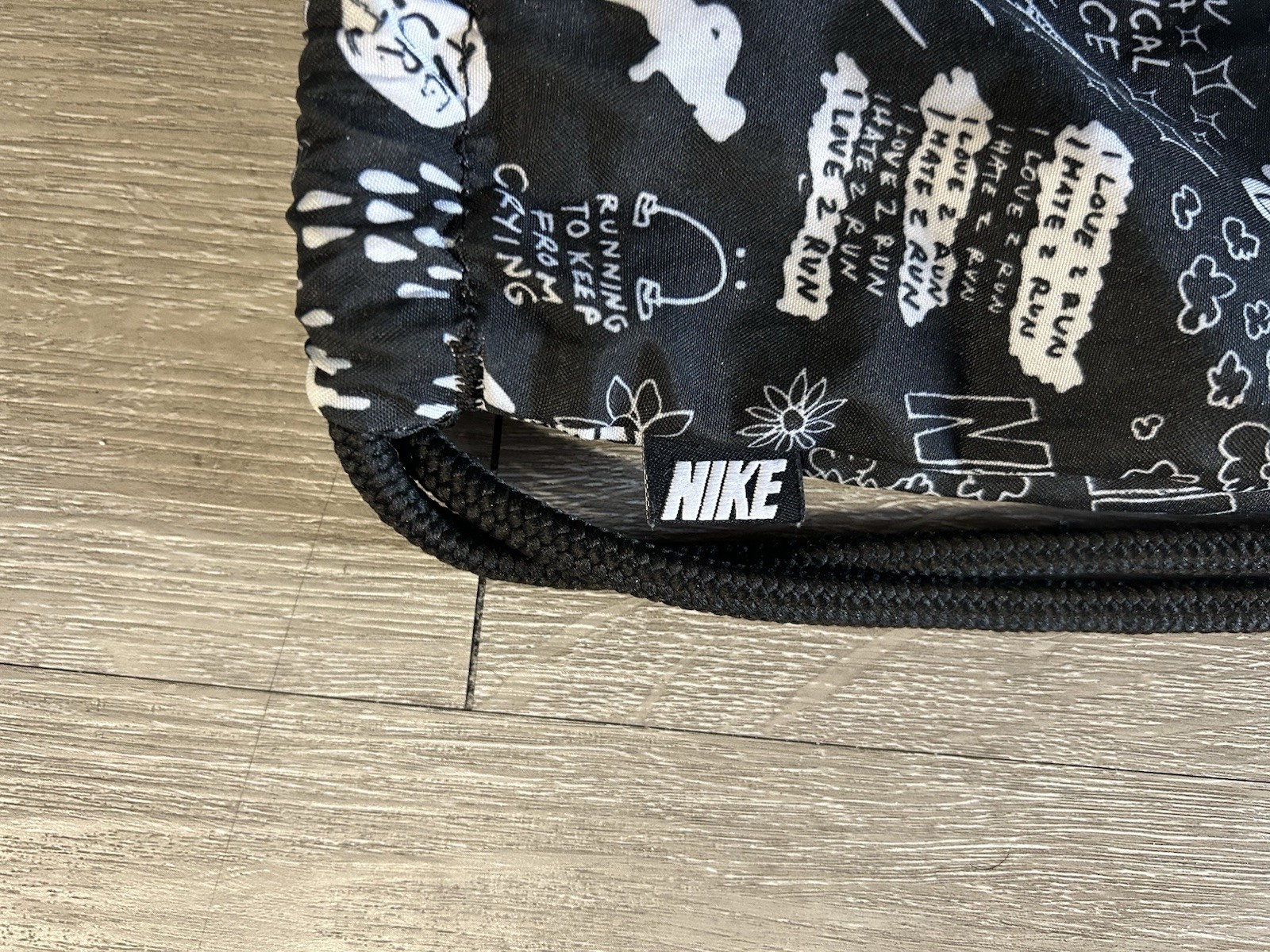 Nike Drawstring Backpack Black - image 4