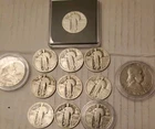 Standing Liberty Quarters 90% Silver (10) & 2 Franklin Half Dollars