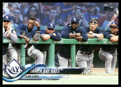 Tampa Bay Rays Tampa Bay Rays 2018 Topps Blue #468 SN /50