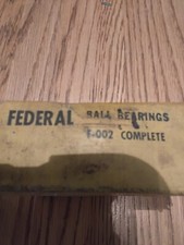 NOS Federal Bearing Set # F002, MADE IN USA!!!