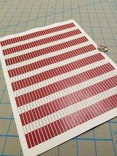 New Sheet of "Reflector Tape" Decals for 1:12/1:14/1:16 Scale - Conspicuity Tape