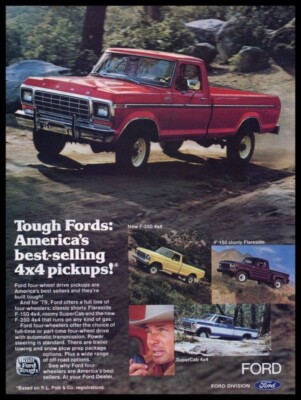 1979 Ford F-150 Pickup Built Ford Tough NEW Sign 24