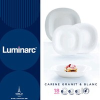 Tafelservice Geschirrset Luminarc Carine Essservice Hartglas 6 Personen 18-Tlg.