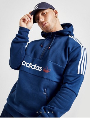 adidas originals itasca 22 1 4 zip hoodie