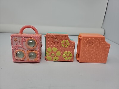 Hasbro Littlest Pet Shop Teeniest Pet Shop Pop up Compact Lot 3 no pets