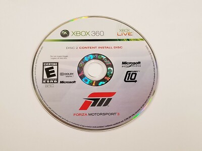 Forza Motorsport 3 Content Install Disc ONLY!! (DISC 2) for Microsoft ...