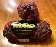 Lot of 2 Noro SILK GARDEN 4 Ply SOCK Wool Silk Mohair Yarn/ 400 Lot A