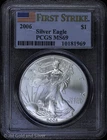 2006 American Silver Eagle PCGS MS 69 | First Strike Uncirculated UNC BU
