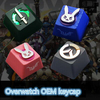 New Overwatch DVA Artisan Keycap R4 OEM Zinc-Aluminium Alloy Cherry OW  keycaps | eBay