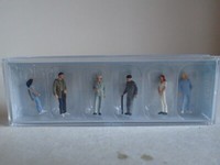 Preiser Passanten Stehend Bahn Reisende Opa Stock 14002 H0 1:87 Ovp 6Fig