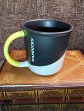 Starbucks 2017 Ceramic Coffee Mug Black /Whit...