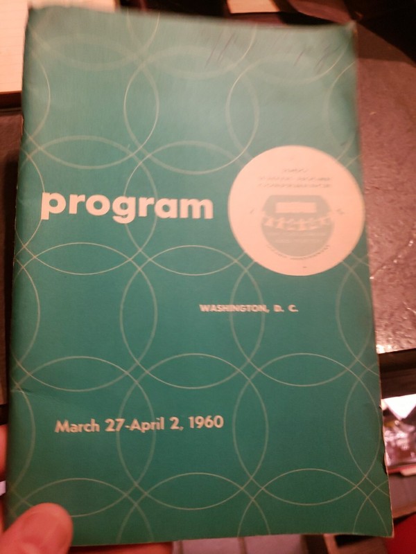 1960 WHITE HOUSE CONFERENCE  PROGRAM   bx732