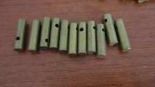 Lot of 10 BRASS CYLINDER 1 grams Lot 199