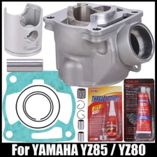 For Yamaha YZ80 YZ 80 Cylinder Head Piston Rings Gasket Top End Kit US STOCK