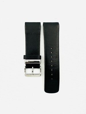 Kenneth Cole Watch Strap KC1335 Black Leather Strap Lug Size