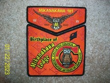 Lodge 101 Mikanakawa 2023 100th Years Camp Wisdom 2 Piece Pocket set