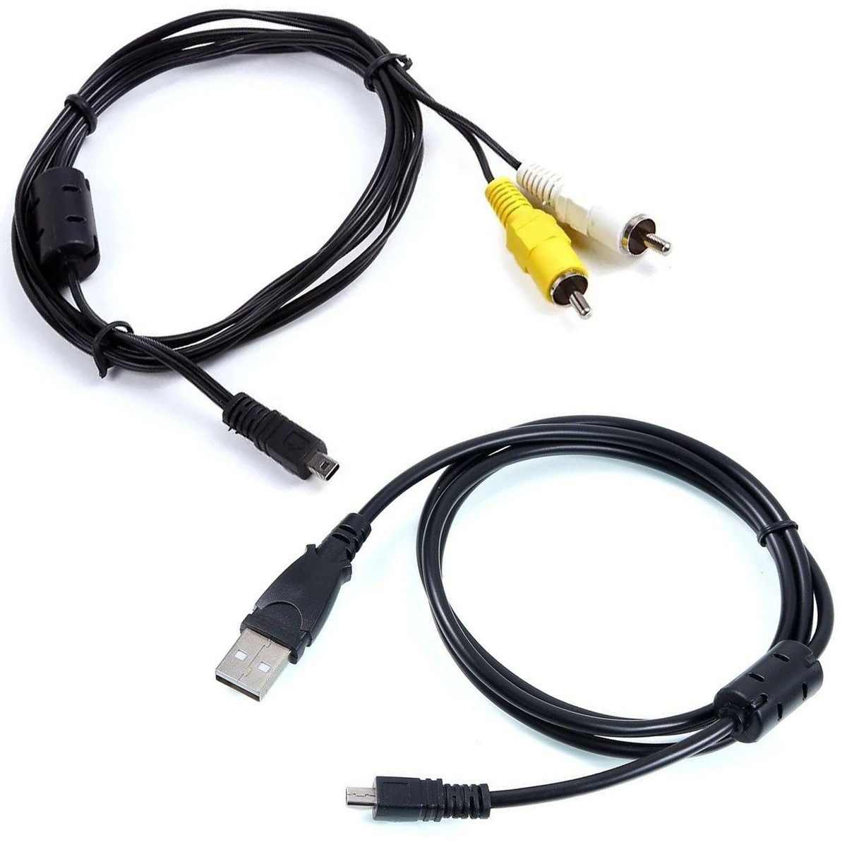 USB Data SYNC+AV A/V TV Video Cable Cord For Nikon Coolpix L105