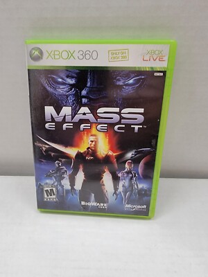 Mass Effect Microsoft Xbox 360 2007 Cleaned and Tested