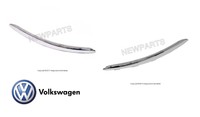 Vw Jetta 1.9 2.0 2.5 Genuine Set 2 Pair Chrome Grille Frames Right And Left on sale Vw Jetta 1.9 2.0 2.5 Genuine Set 2 Pair Chrome Grille Frames Right And Left on sale