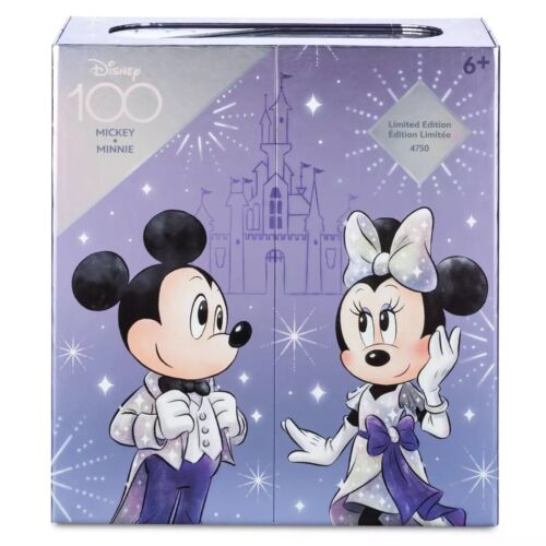 Mickey Maus und Minnie Maus Puppenset in limitierter Edition 100 Jahre Disney - Picture 1 of 6