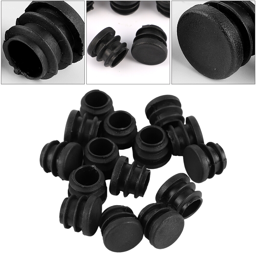100PCS Circle Chair Plastic Pad Plug Furniture Leg Protectors Plugs Table Legs