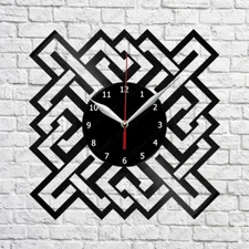 Abstract Vinyl Record Wall Clock Home Fan Art Decor 12'' 30 cm 6910