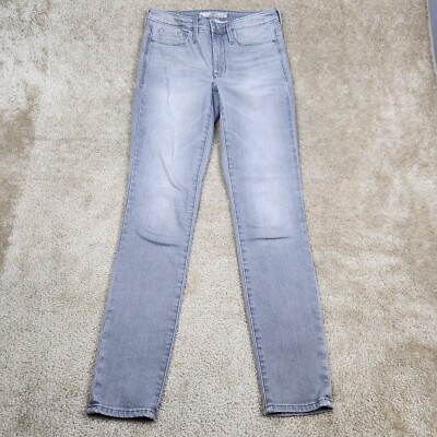 Athleta Sculptek Skinny Jeans Womens Size 4 Gray Wash Stretch A405