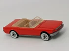 Vintage 1983 Hot Wheels 65 Mustang Convertible Red Hong Kong