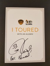 Original Vintage Green Bay Packers Alumni Tour 5x7 Autograph Card George Koonce
