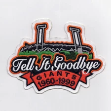 1999 San Francisco Giants "Tell It Goodbye" Candlestick Park Closing Patch