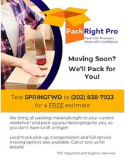 PackRight Pro - Residential Packing Services DC/MD/VA 