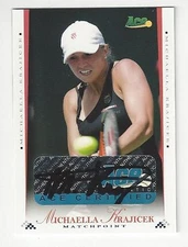2008 Ace Authentic Matchpoint  - Michaella Krajicek - #14 - Cerified Autograph