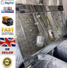 Home Bar Decor Captain Morgan Rum 3D Glitter Art Bevelled Mirror Picture