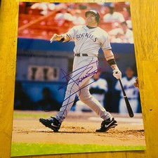 Dante Bichette Colorado Rockies Signed/ Autographed 11x14 Photo