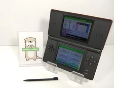 DS Lite Crimson Black USG-001 w/Stylus Tested Nintendo DS 0505F