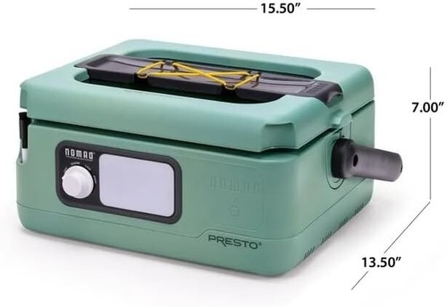 Presto 6-Quart Nomad Traveling Slow Cooker Green 06016 - Picture 6 of 9
