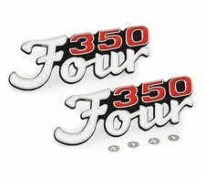 Set of 2 Side Cover Emblems - Honda CB350F CB350 Four 1972 1973 1974 Badge Pair