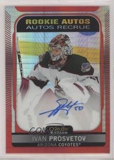 2021 O-Pee-Chee Platinum Rookie Red Prism 41/60 Ivan Prosvetov #R-IP Auto 02l7
