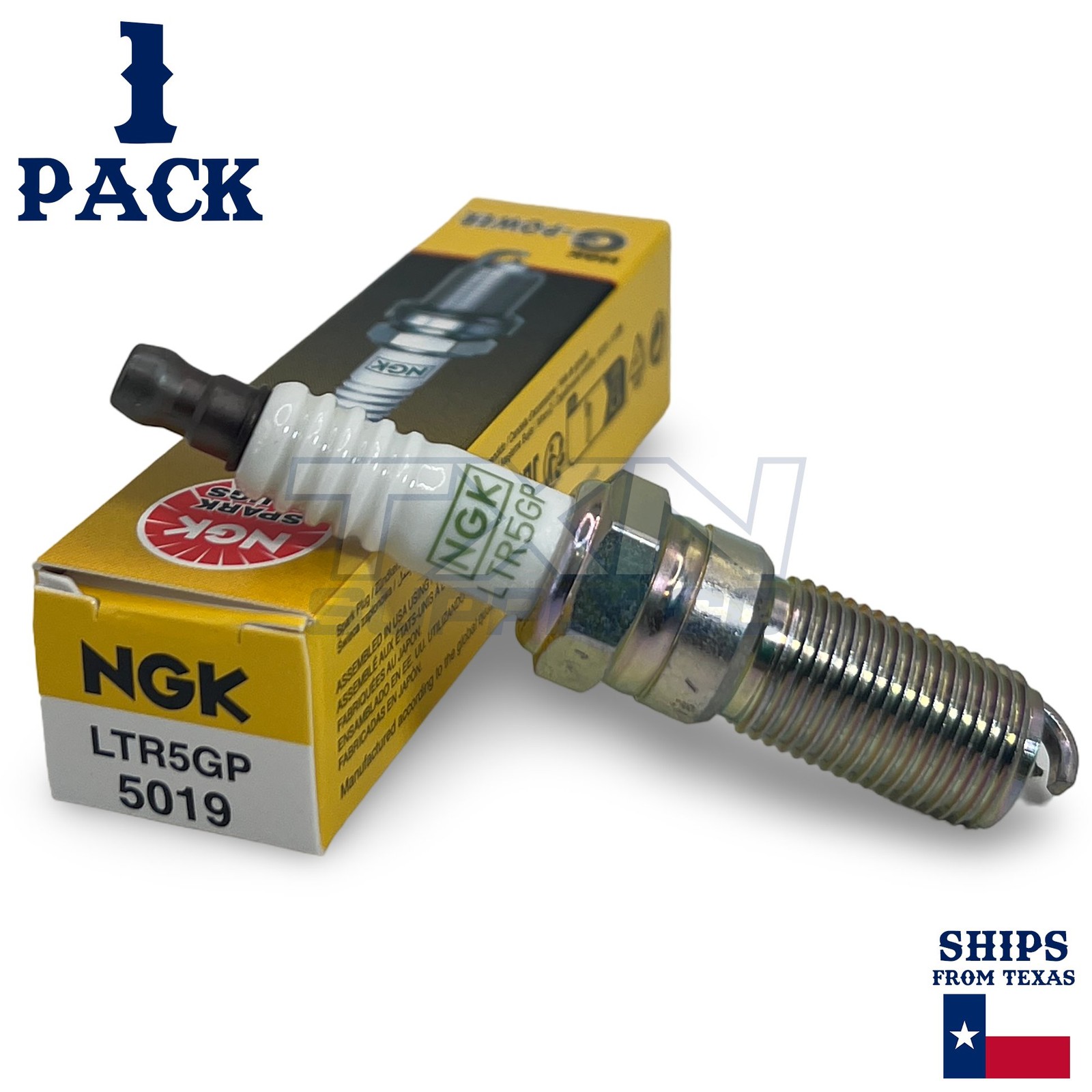 1 Pack NGK G-Power 5019 Spark Plugs LTR5GP