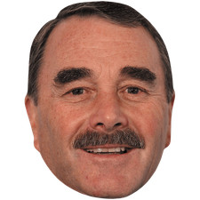 Nigel Mansell (Smile) Big Head. Larger than life mask.