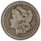 1890-CC $1 Morgan Silver Dollar - VG Key Date Carson City - SKU-B5584