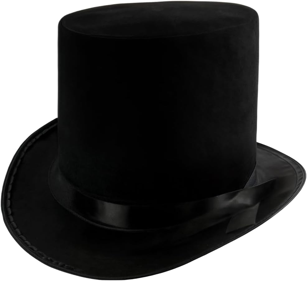 Funny Party Hats Black Top Hat - Victorian Hat for Men - Felt Tuxedo Costume Hat | eBay Funny Party Hats Black Top Hat - Victorian Hat for Men - Felt Tuxedo Costume Hat | eBay