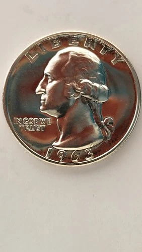 1963 United States Proof Washington Quarter