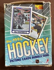 1990 TOPPS HOCKEY WAX BOX - 36 MINT PACKS