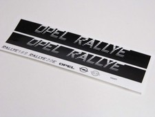 DECAL AUFKLEBERBOGEN "OPEL RALLYE" 1:10 F&Uuml;R KADETT C COUPE RALLYE # 80040