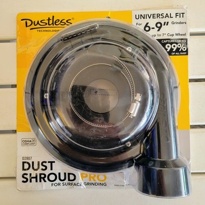 Dustless Technologies 6-9 in. Universal Dust Shroud Pro for Angle Grinders