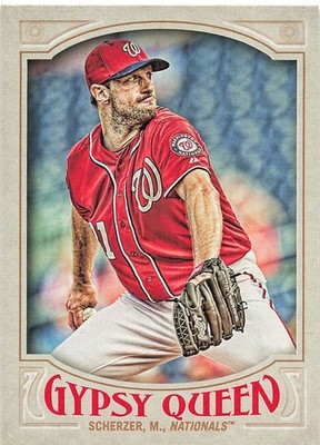 MAX SCHERZER 2016 TOPPS GYPSY QUEEN #131