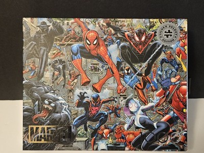 Marvel SpiderVerse Jigsaw Puzzle 1000 Pcs Silver Select Edition by Buffalo Games
