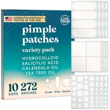 272 CT Large Pimple Patches for Face - 10 Sizes Variety 272 Count Pack of 1